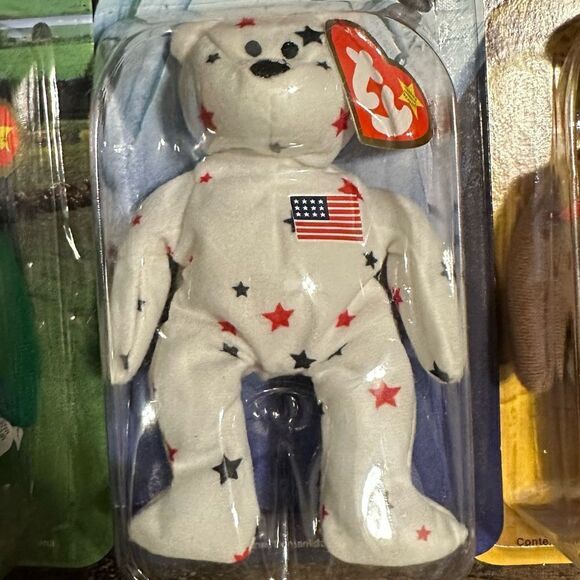 Ty Teenie Beanie Babies International Bears NWT - Picture 5 of 5